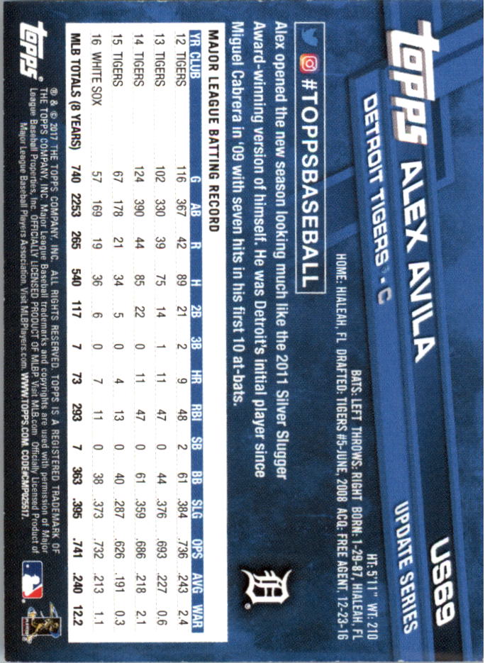 2017 Topps On Demand Mini Update Baseball US1-US100 YOU PICK - Picture 85 of 123