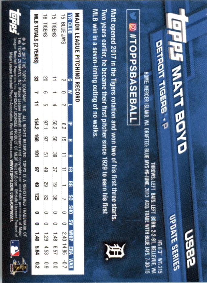 2017 Topps On Demand Mini Update Baseball US1-US100 YOU PICK - Picture 103 of 123
