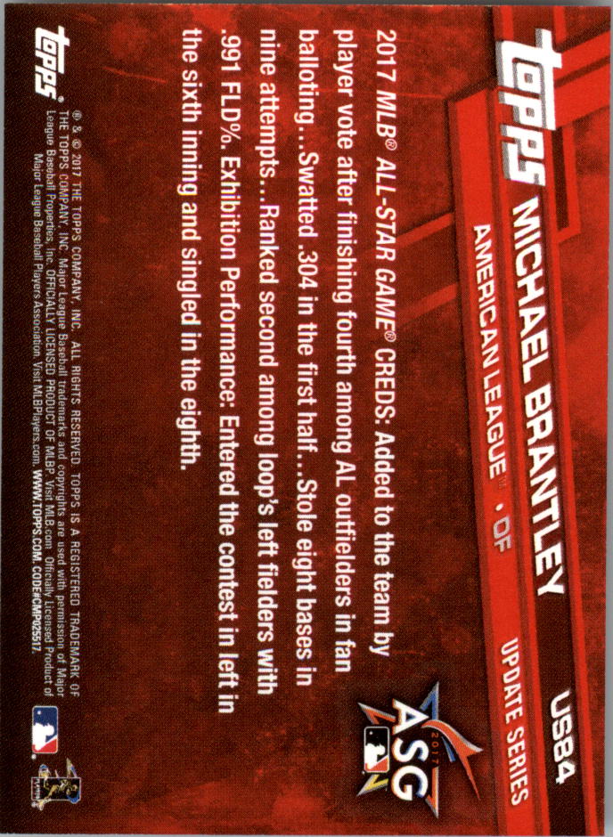 2017 Topps On Demand Mini Update Baseball US1-US100 YOU PICK - Picture 107 of 123