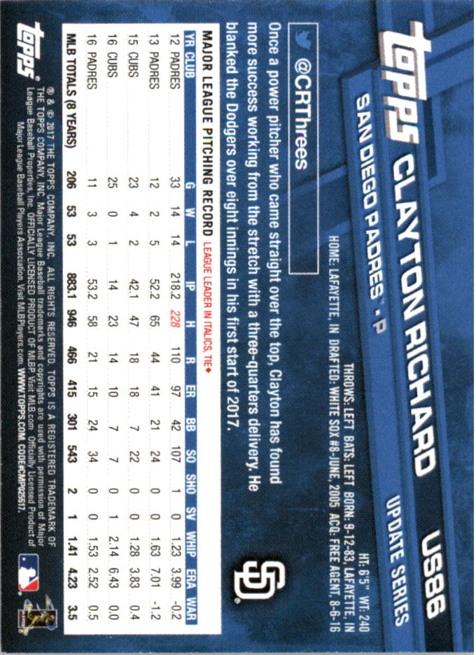 2017 Topps On Demand Mini Update Baseball US1-US100 YOU PICK - Picture 109 of 123