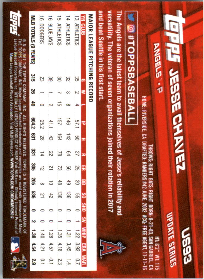 2017 Topps On Demand Mini Update Baseball US1-US100 YOU PICK - Picture 117 of 123