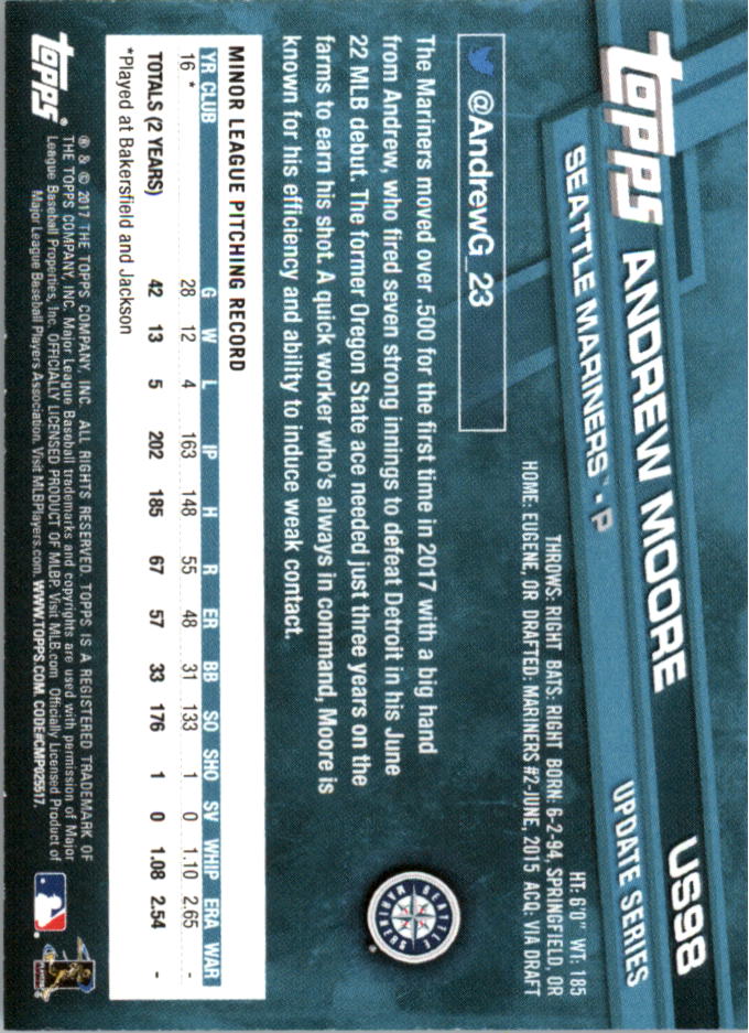 2017 Topps On Demand Mini Update Baseball US1-US100 YOU PICK - Picture 121 of 123