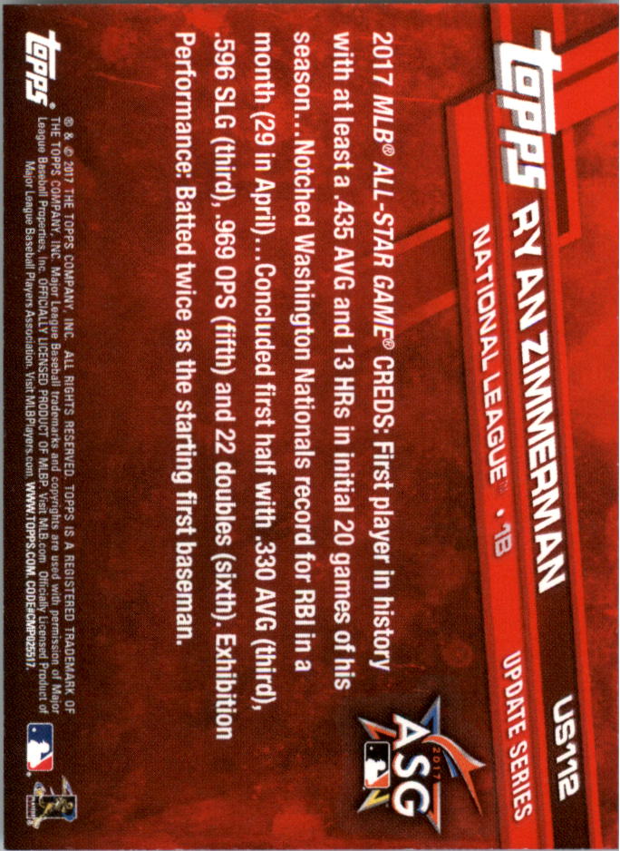 Topps On Demand 2017 mini actualización béisbol US101-US200 tú eliges - Imagen 19 de 123