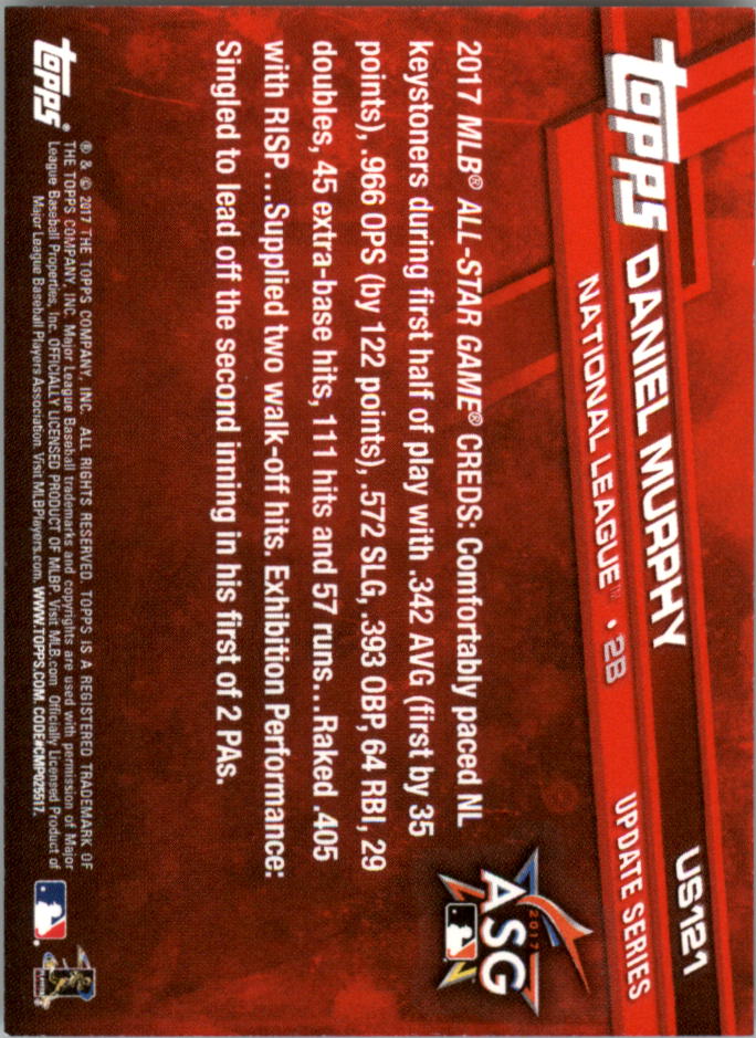 Topps On Demand 2017 mini actualización béisbol US101-US200 tú eliges - Imagen 31 de 123