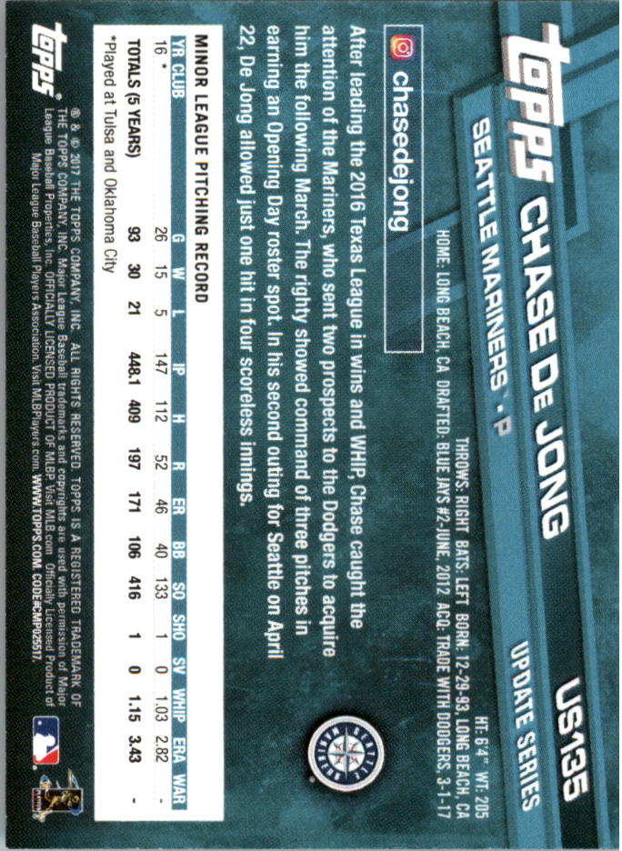 Topps On Demand 2017 mini actualización béisbol US101-US200 tú eliges - Imagen 47 de 123
