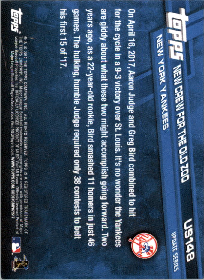 Topps On Demand 2017 mini actualización béisbol US101-US200 tú eliges - Imagen 69 de 123