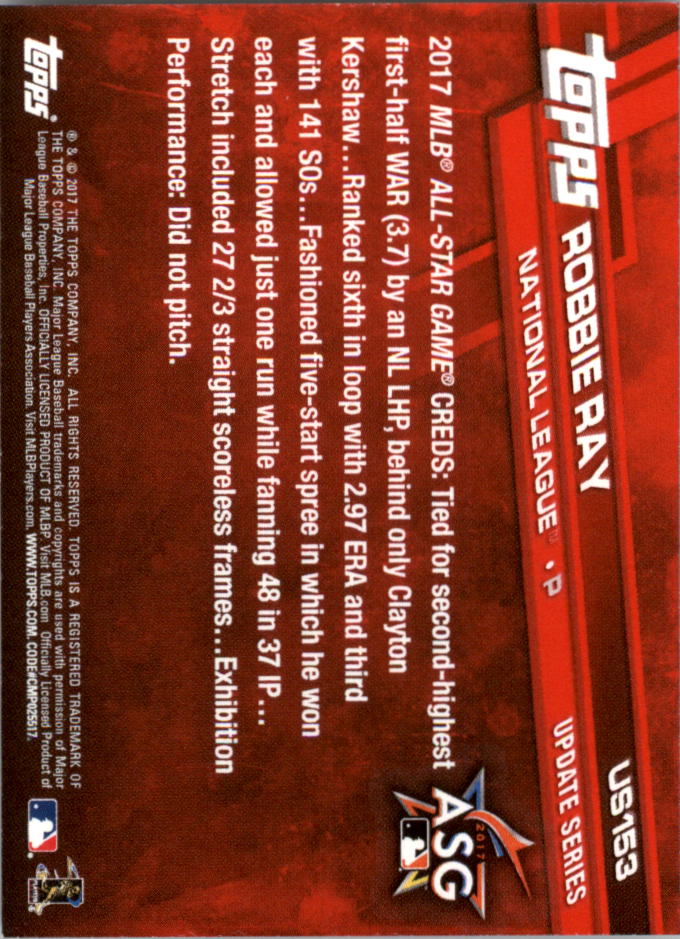 Topps On Demand 2017 mini actualización béisbol US101-US200 tú eliges - Imagen 73 de 123