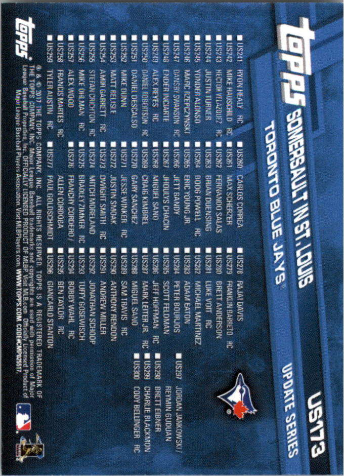 Topps On Demand 2017 mini actualización béisbol US101-US200 tú eliges - Imagen 99 de 123