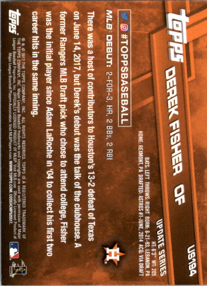 Topps On Demand 2017 mini actualización béisbol US101-US200 tú eliges - Imagen 121 de 123