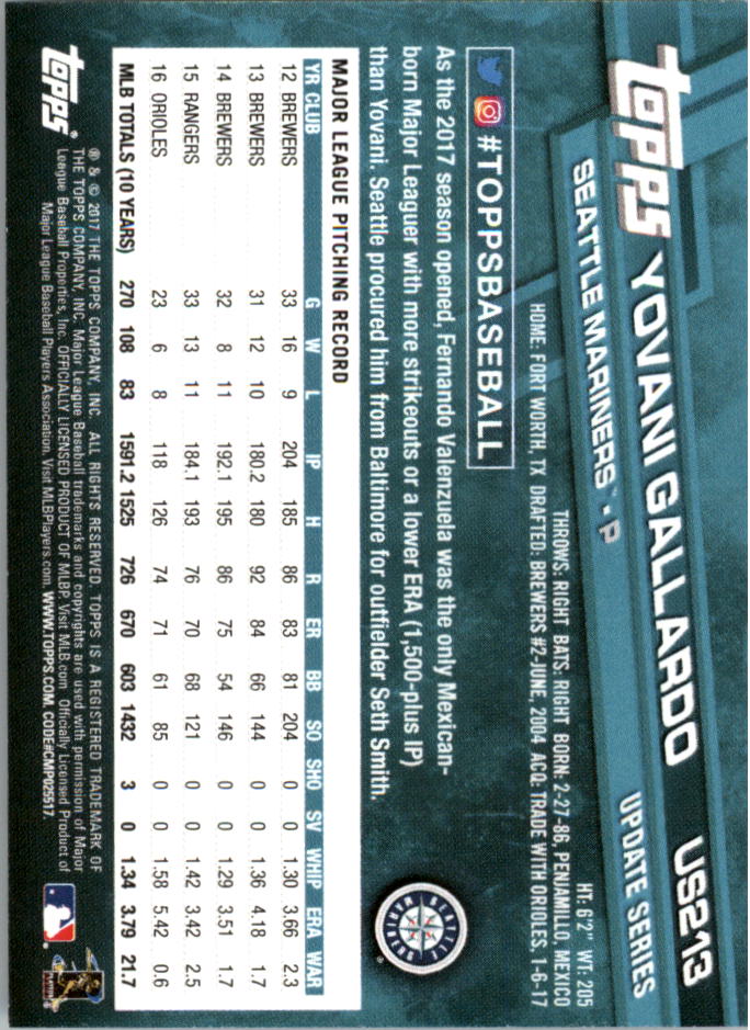 Béisbol Topps On Demand 2017 mini actualización US201-US300 - Imagen 23 de 131