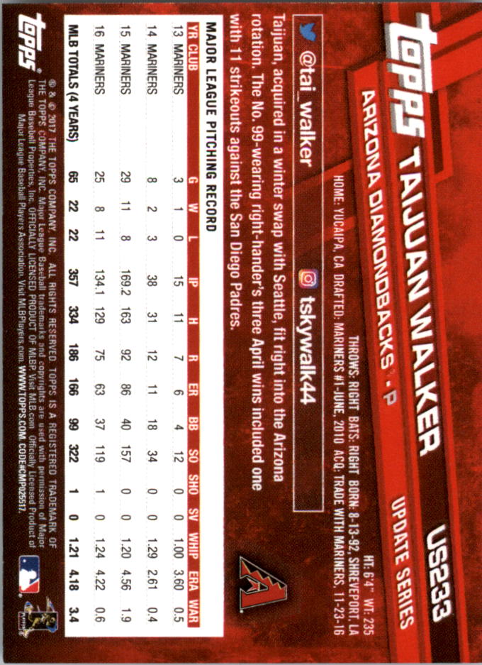 Béisbol Topps On Demand 2017 mini actualización US201-US300 - Imagen 49 de 131