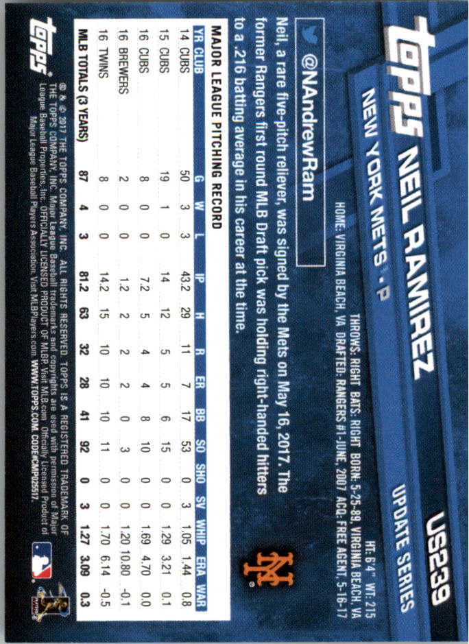 Béisbol Topps On Demand 2017 mini actualización US201-US300 - Imagen 55 de 131