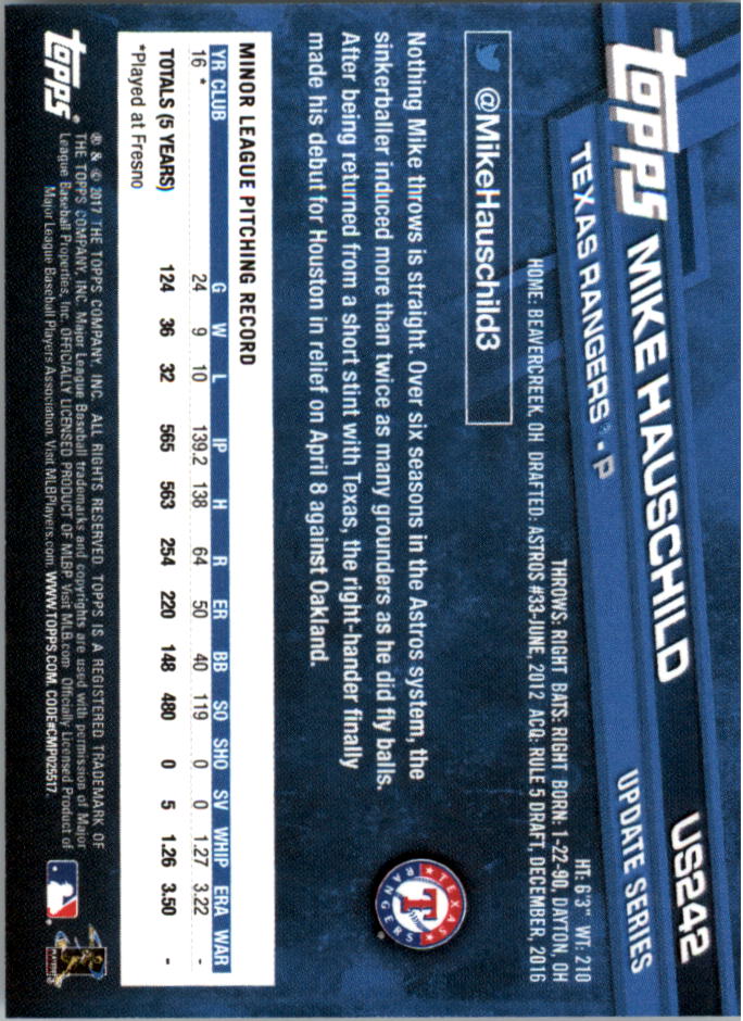 Béisbol Topps On Demand 2017 mini actualización US201-US300 - Imagen 59 de 131