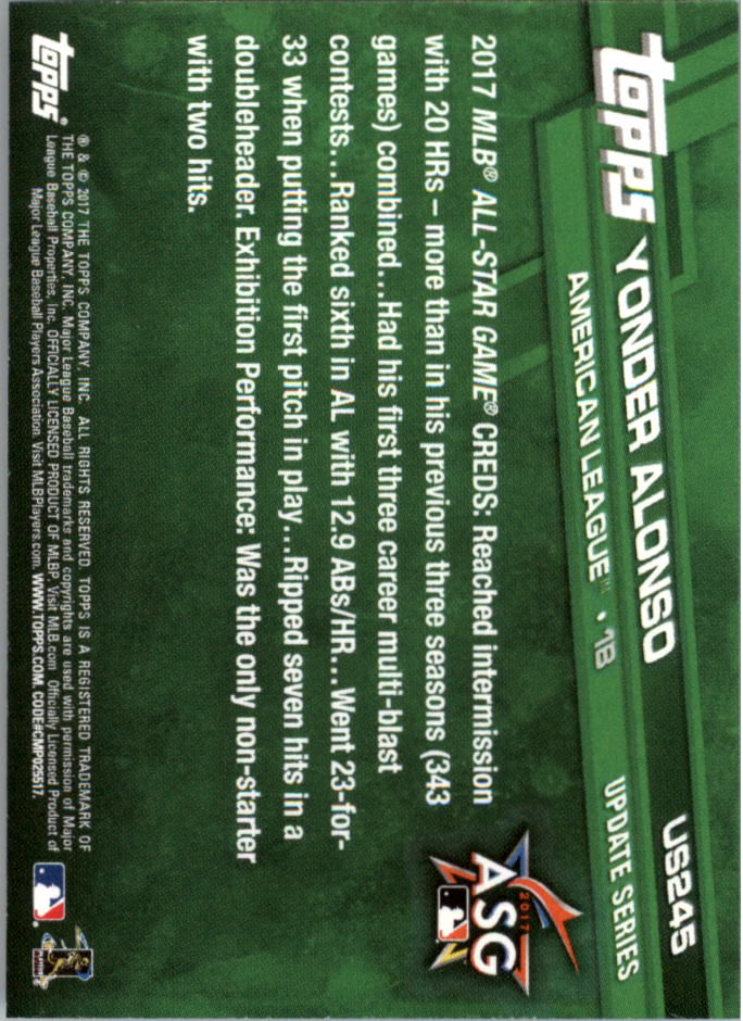 Béisbol Topps On Demand 2017 mini actualización US201-US300 - Imagen 63 de 131
