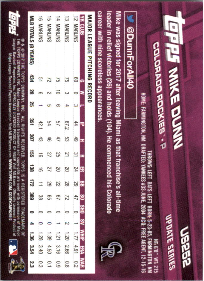Béisbol Topps On Demand 2017 mini actualización US201-US300 - Imagen 73 de 131