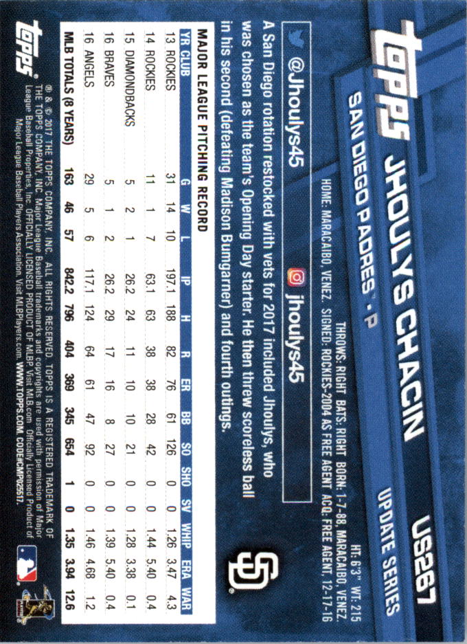 Béisbol Topps On Demand 2017 mini actualización US201-US300 - Imagen 93 de 131