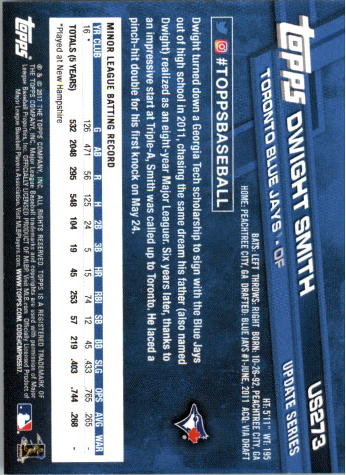 Béisbol Topps On Demand 2017 mini actualización US201-US300 - Imagen 105 de 131