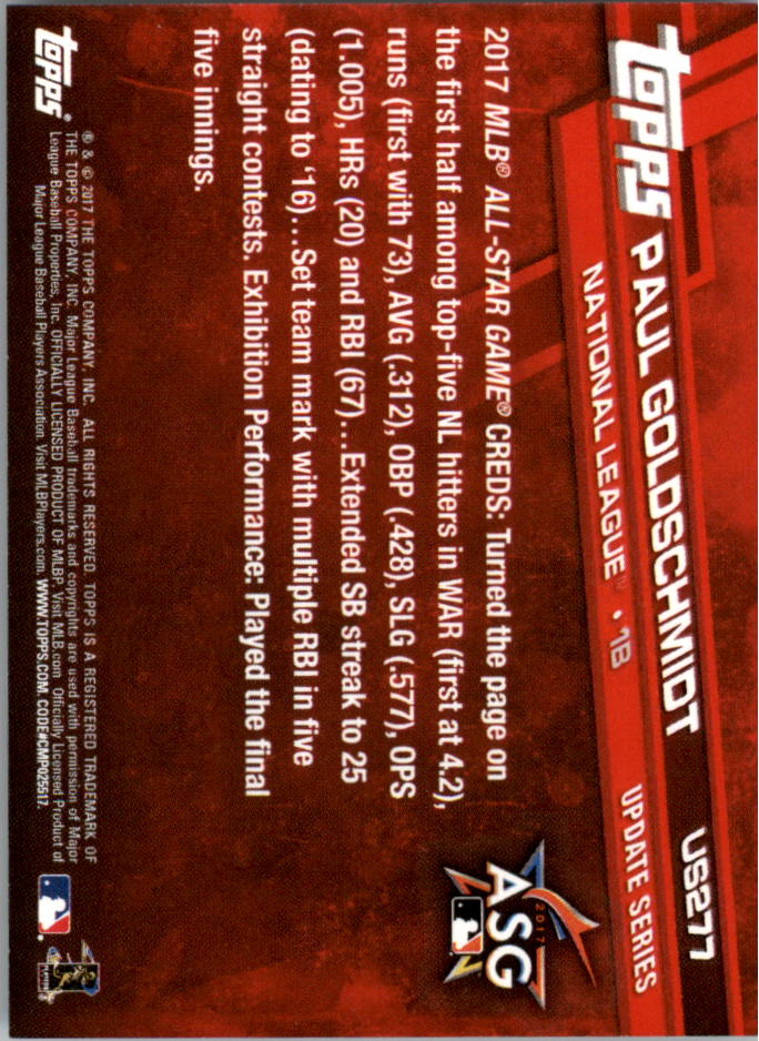 Béisbol Topps On Demand 2017 mini actualización US201-US300 - Imagen 109 de 131