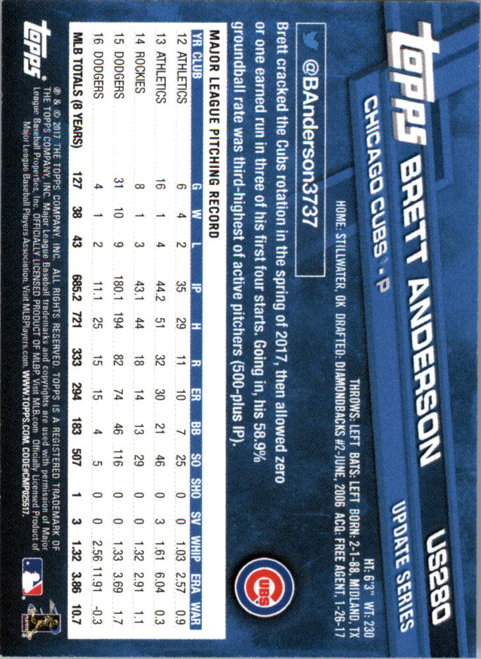 Béisbol Topps On Demand 2017 mini actualización US201-US300 - Imagen 113 de 131