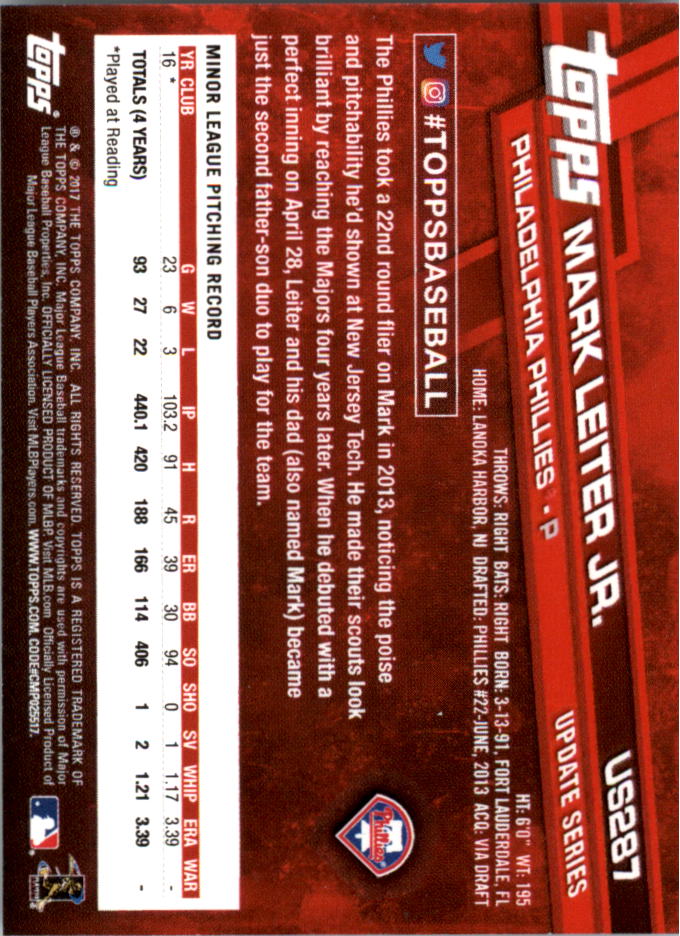 Béisbol Topps On Demand 2017 mini actualización US201-US300 - Imagen 119 de 131
