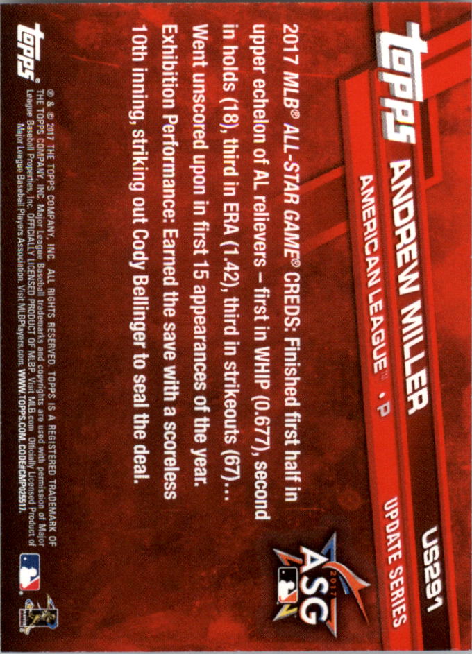 Béisbol Topps On Demand 2017 mini actualización US201-US300 - Imagen 125 de 131