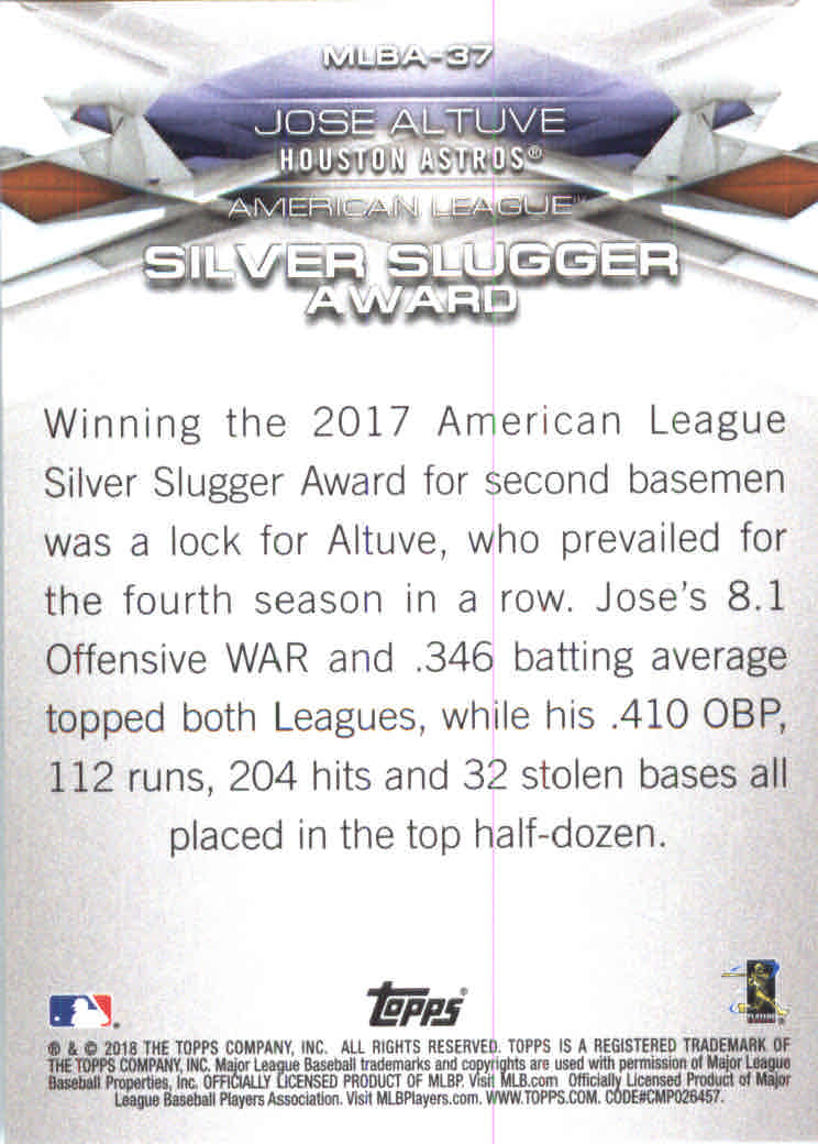 2018 Topps Series 1 Baseball Part 4 Insert Cards - Picture 35 of 95