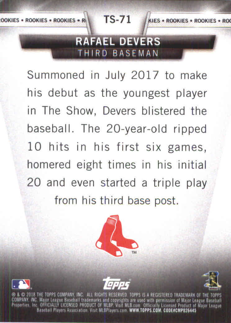 2018 Topps Series 1 Baseball Part 4 Insert Cards - Picture 53 of 95
