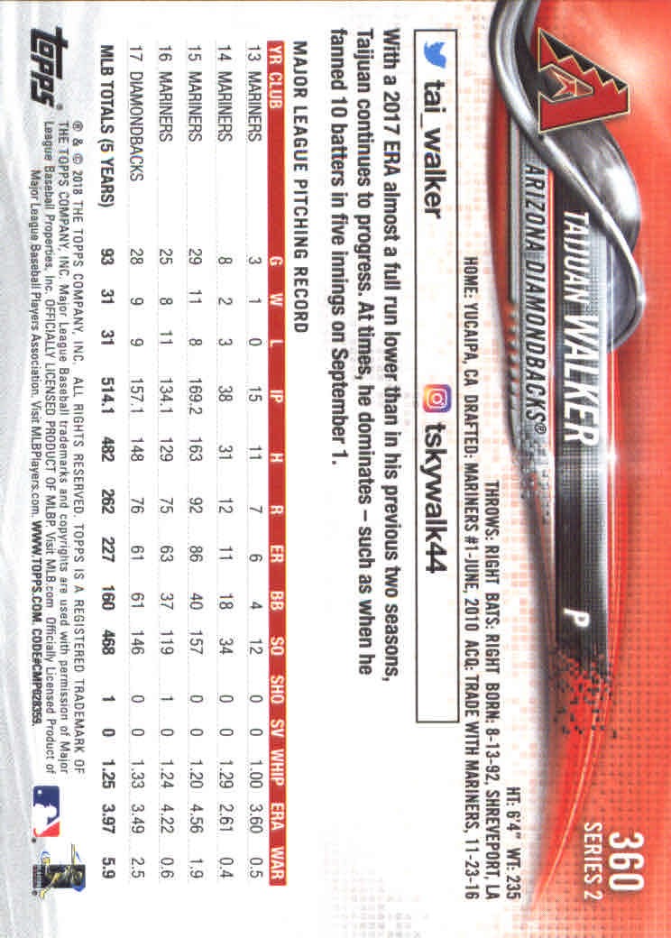 2018 Topps Series 2 Baseball Part 1 Main Set Card #351-#600 - Picture 21 of 487
