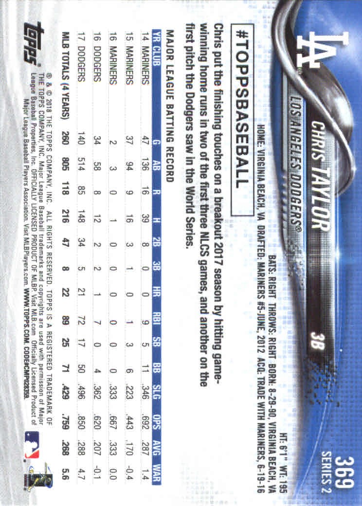 2018 Topps Series 2 Baseball Part 1 Main Set Card #351-#600 - Picture 39 of 487