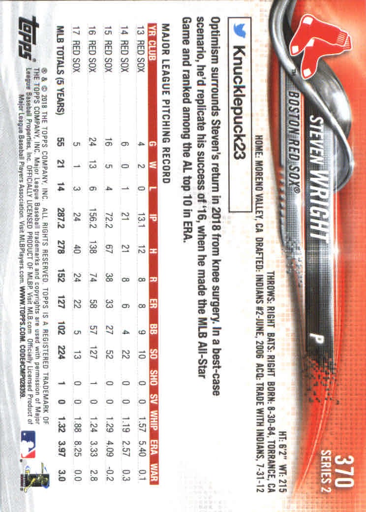 2018 Topps Series 2 Baseball Part 1 Main Set Card #351-#600 - Picture 41 of 487