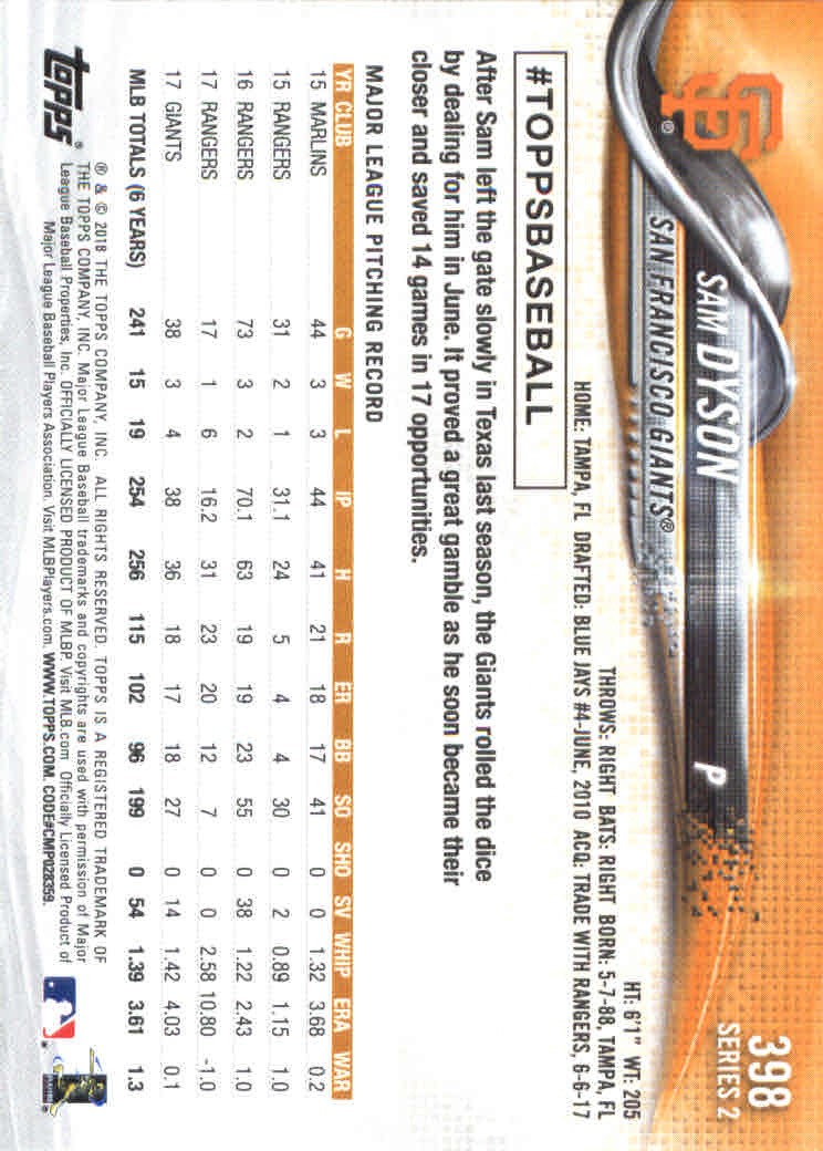 2018 Topps Series 2 Baseball Part 1 Main Set Card #351-#600 - Picture 97 of 487