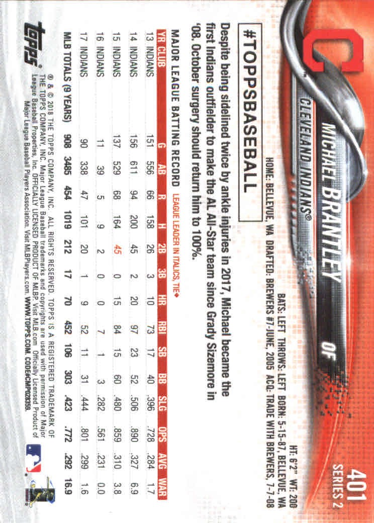 2018 Topps Series 2 Baseball Part 1 Main Set Card #351-#600 - Picture 103 of 487