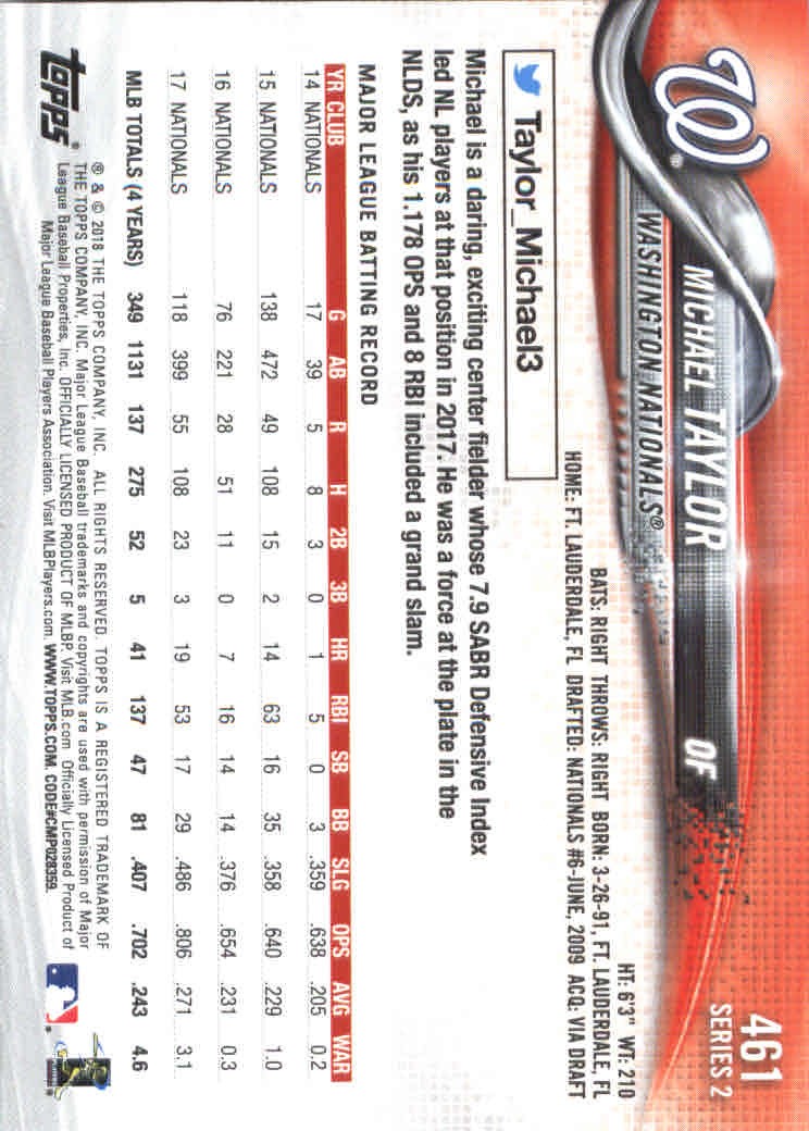 2018 Topps Series 2 Baseball Part 1 Main Set Card #351-#600 - Picture 219 of 487