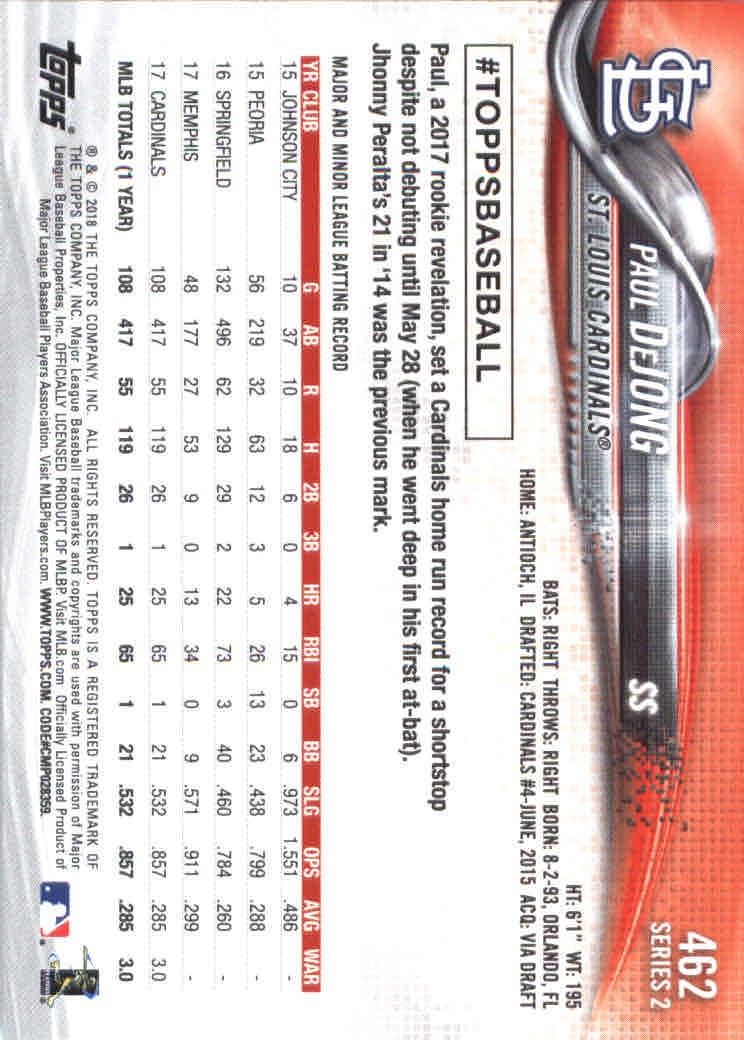 2018 Topps Series 2 Baseball Part 1 Main Set Card #351-#600 - Picture 221 of 487