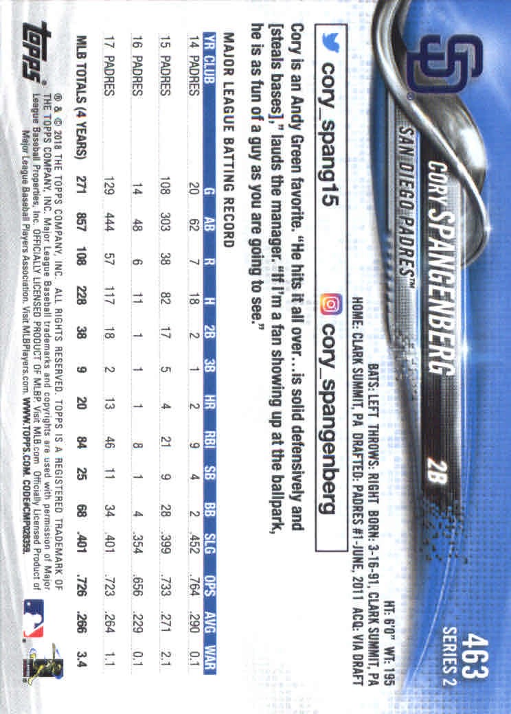 2018 Topps Series 2 Baseball Part 1 Main Set Card #351-#600 - Picture 223 of 487