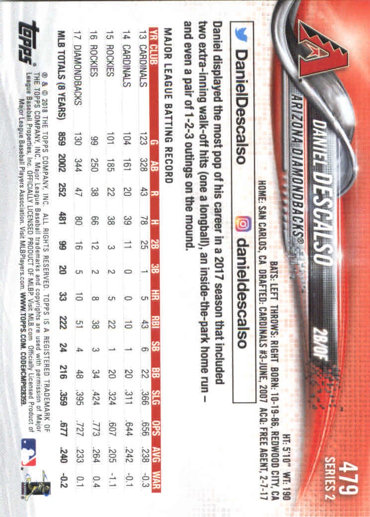 2018 Topps Series 2 Baseball Part 1 Main Set Card #351-#600 - Picture 255 of 487