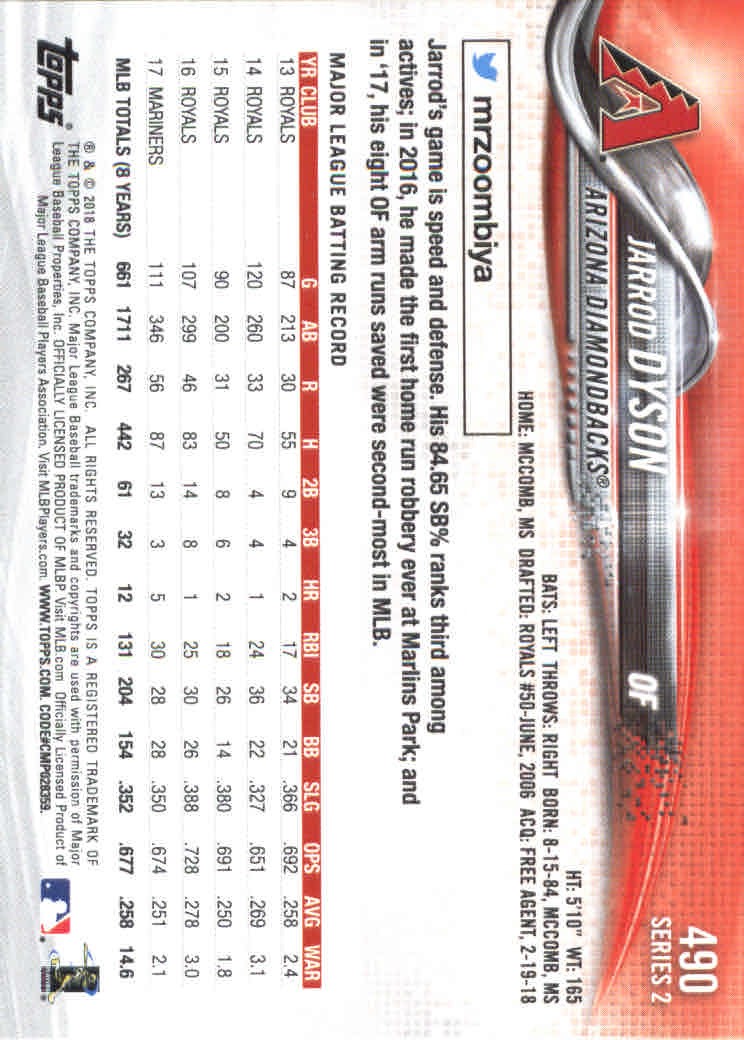 2018 Topps Series 2 Baseball Part 1 Main Set Card #351-#600 - Picture 273 of 487