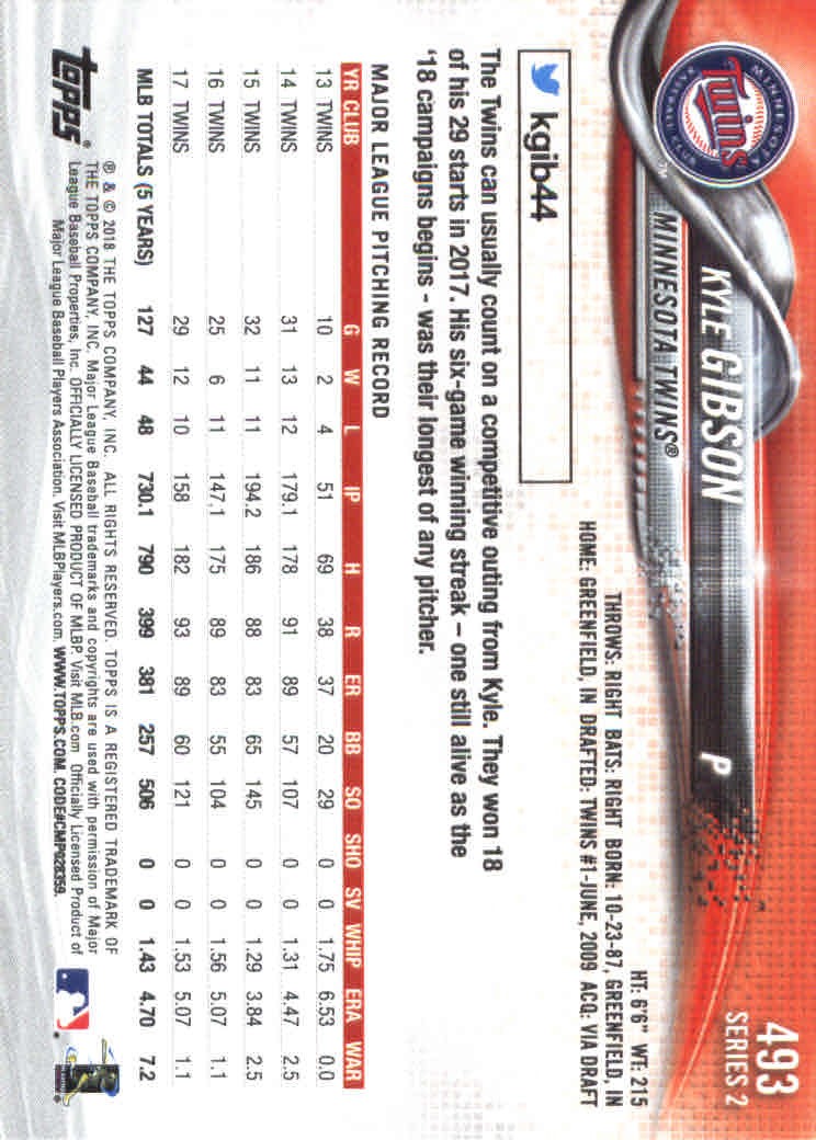 2018 Topps Series 2 Baseball Part 1 Main Set Card #351-#600 - Picture 279 of 487