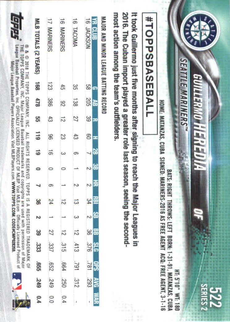 2018 Topps Series 2 Baseball Part 1 Main Set Card #351-#600 - Picture 335 of 487