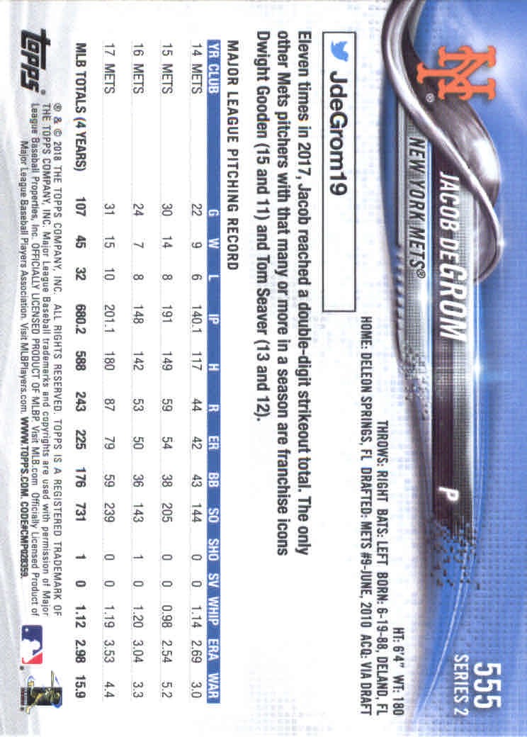 2018 Topps Series 2 Baseball Part 1 Main Set Card #351-#600 - Picture 399 of 487