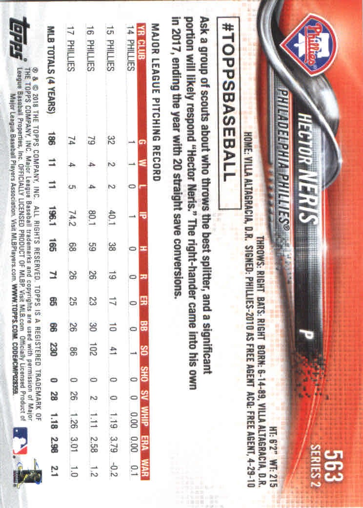 2018 Topps Series 2 Baseball Part 1 Main Set Card #351-#600 - Picture 413 of 487