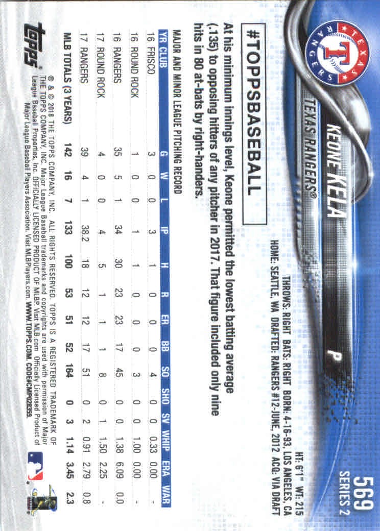 2018 Topps Series 2 Baseball Part 1 Main Set Card #351-#600 - Picture 425 of 487
