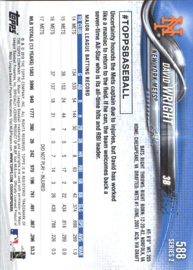 2018 Topps Series 2 Baseball Part 1 Main Set Card #351-#600 - Picture 463 of 487