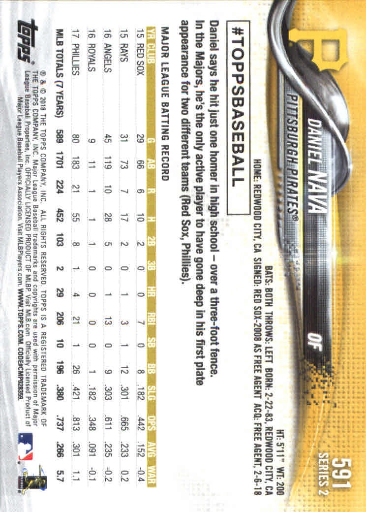 2018 Topps Series 2 Baseball Part 1 Main Set Card #351-#600 - Picture 469 of 487