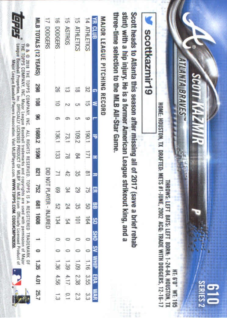 2018 Topps Series 2 Baseball Part 2 Main Set Card #601-#700 - Picture 21 of 187