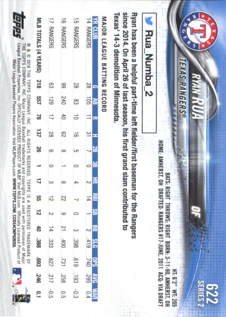 2018 Topps Series 2 Baseball Part 2 Main Set Card #601-#700 - Picture 45 of 187