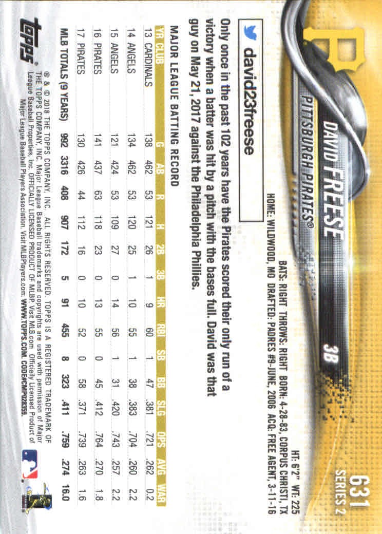 2018 Topps Series 2 Baseball Part 2 Main Set Card #601-#700 - Picture 63 of 187