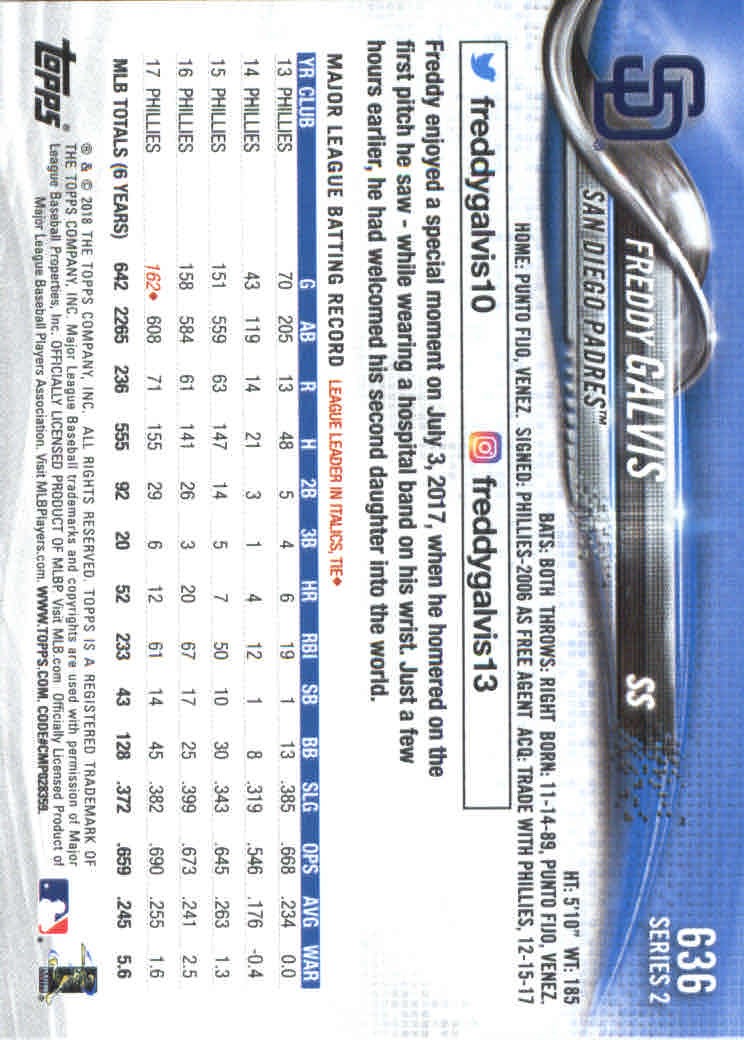 2018 Topps Series 2 Baseball Part 2 Main Set Card #601-#700 - Picture 73 of 187