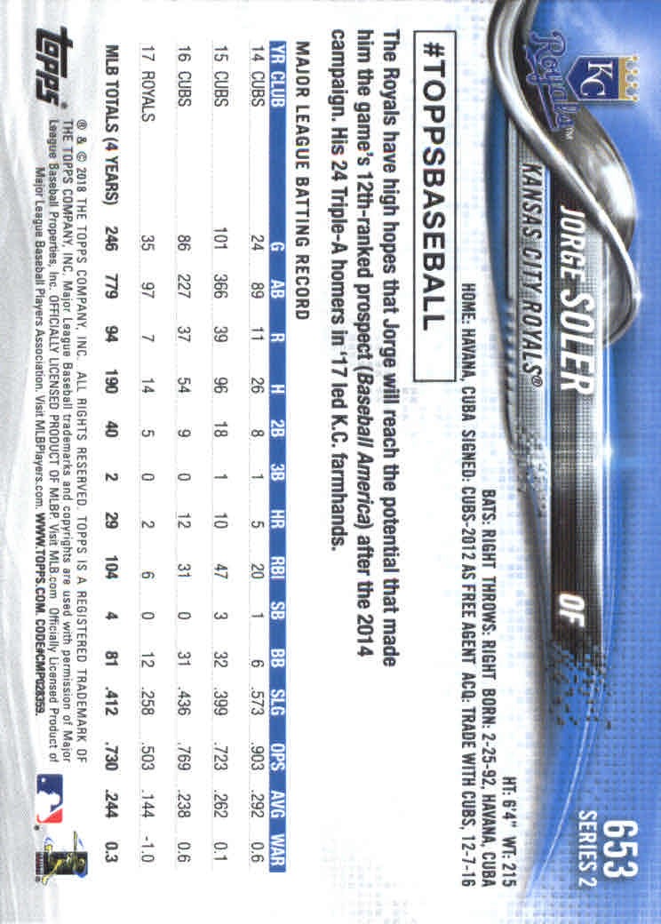 2018 Topps Series 2 Baseball Part 2 Main Set Card #601-#700 - Picture 107 of 187