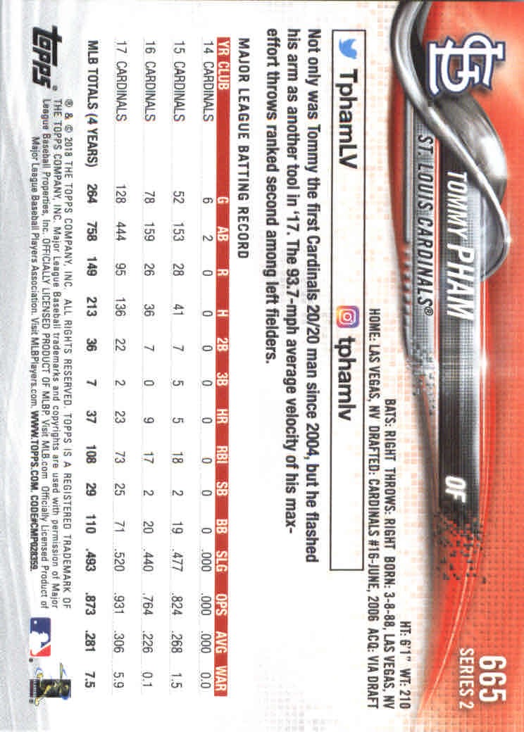 2018 Topps Series 2 Baseball Part 2 Main Set Card #601-#700 - Picture 131 of 187